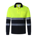 Long sleeve high vis polo